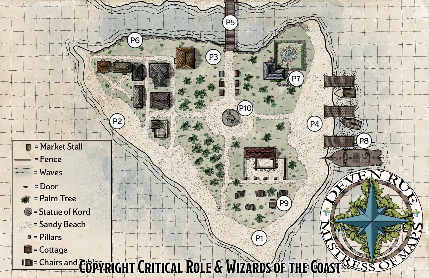 Explorer's Guide to Wildemount Map Pack