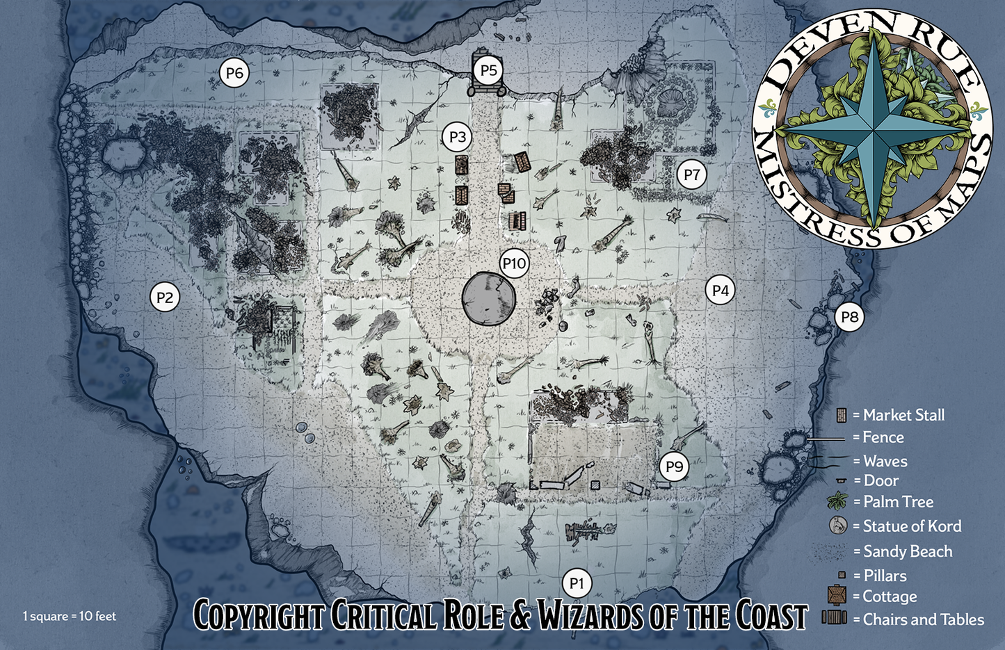 Explorer's Guide to Wildemount Map Pack