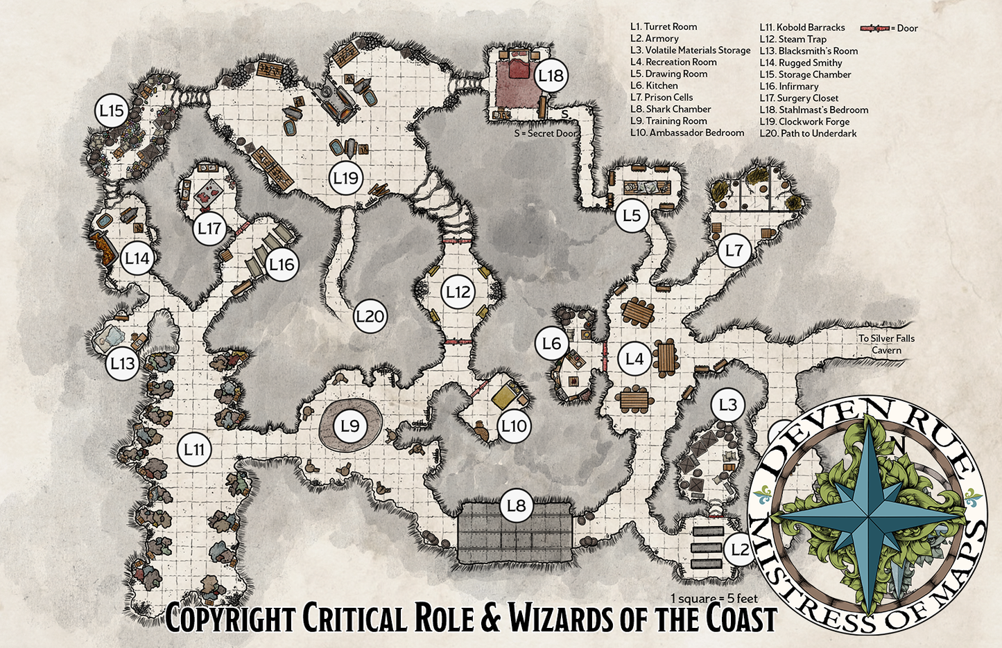 Explorer's Guide to Wildemount Map Pack