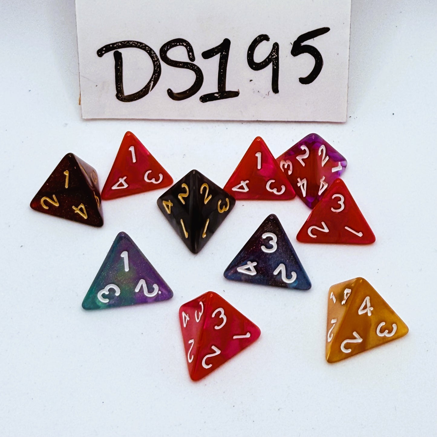 Dice Set - DS195 Misc D4s
