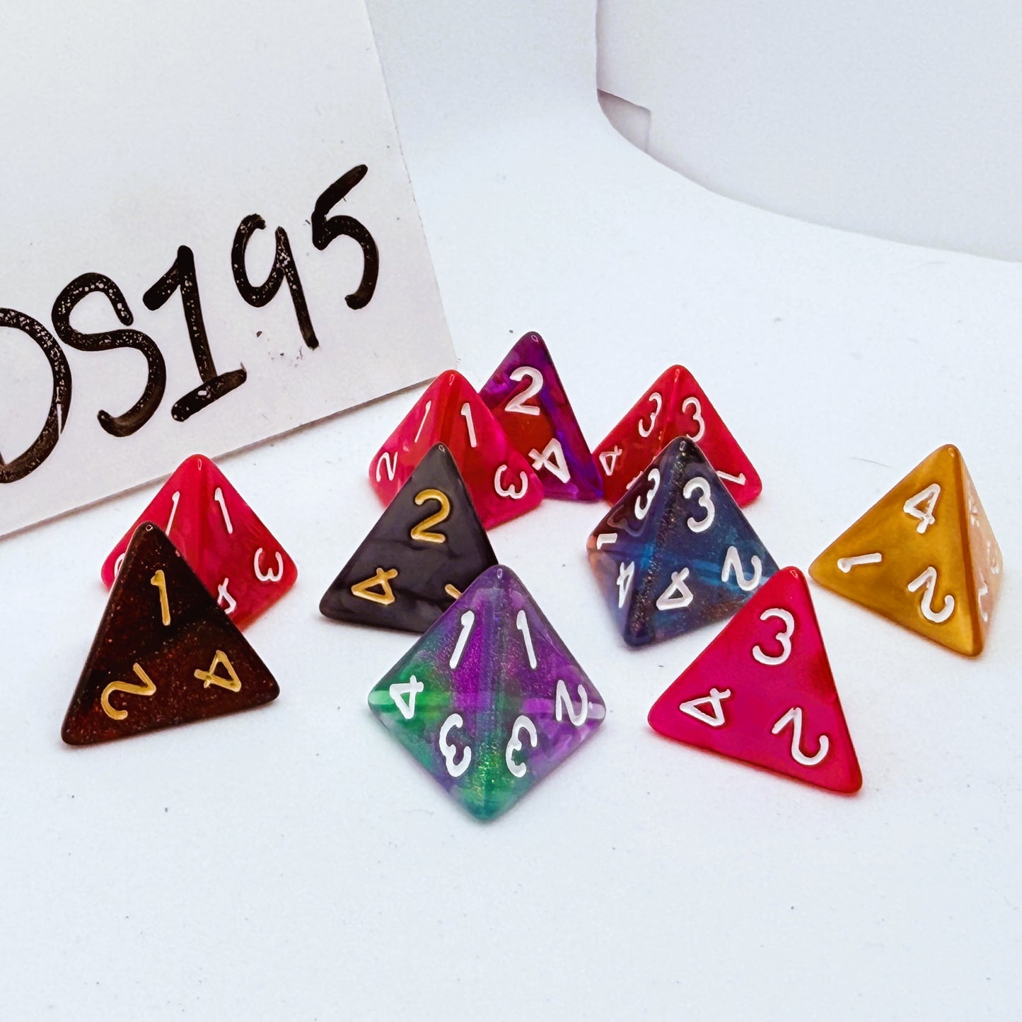 Dice Set - DS195 Misc D4s