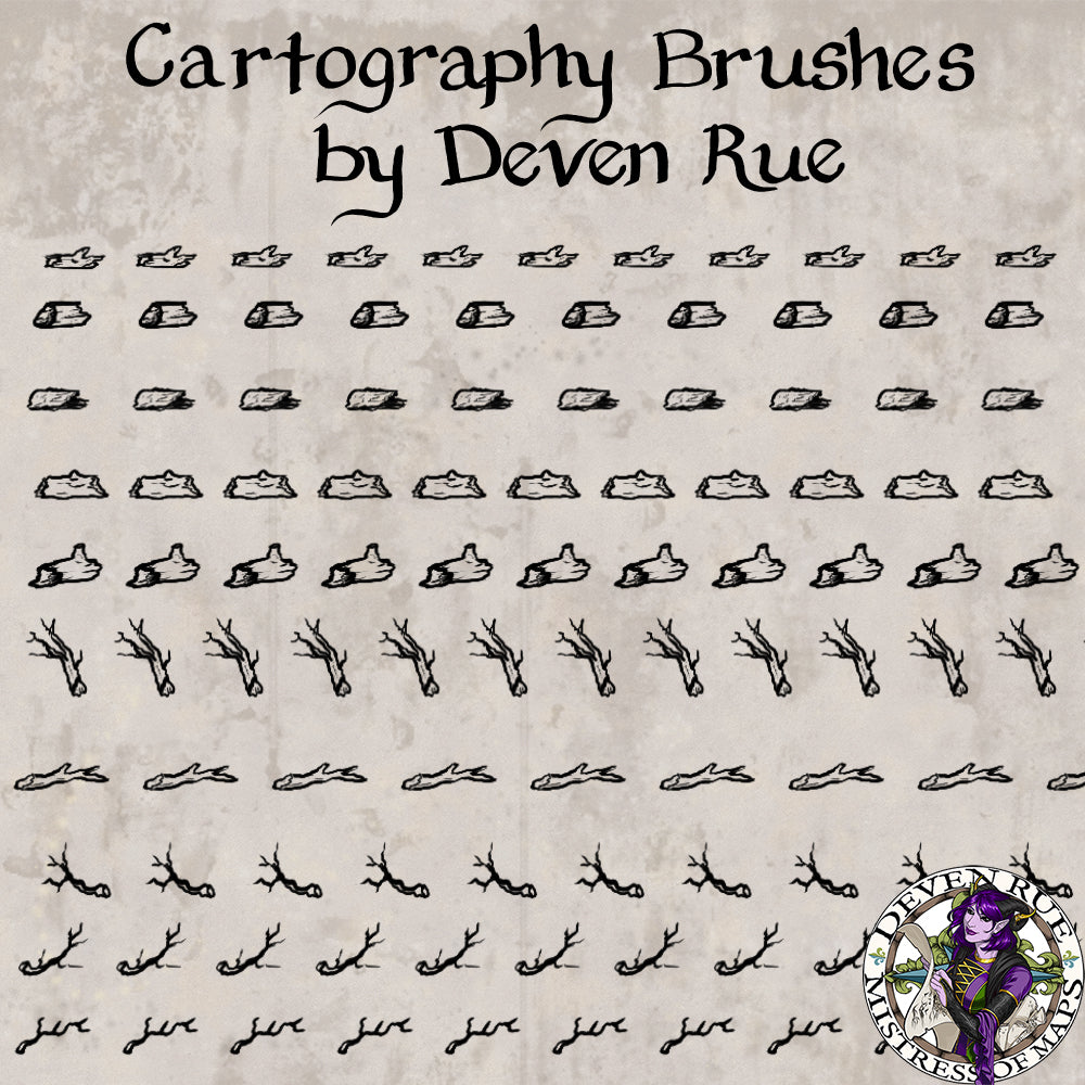World & Regional Cartography Ultimate Brush Pack