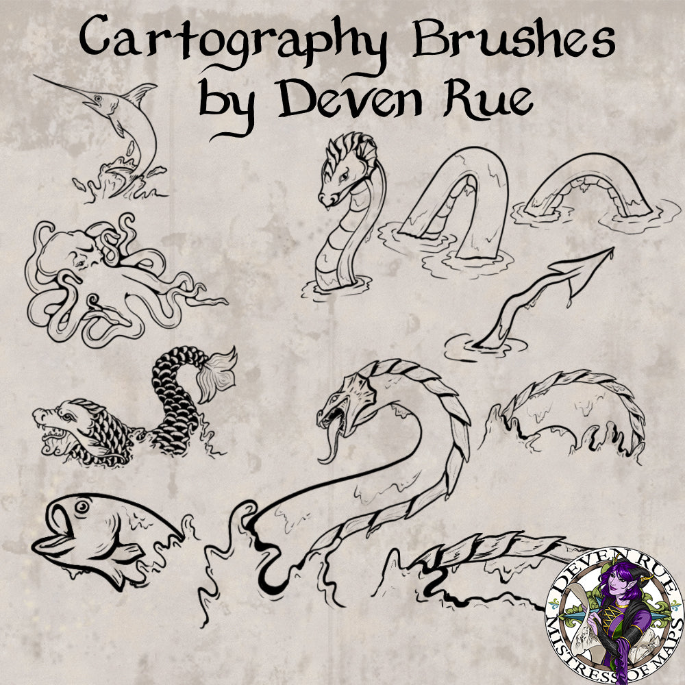 World & Regional Cartography Ultimate Brush Pack