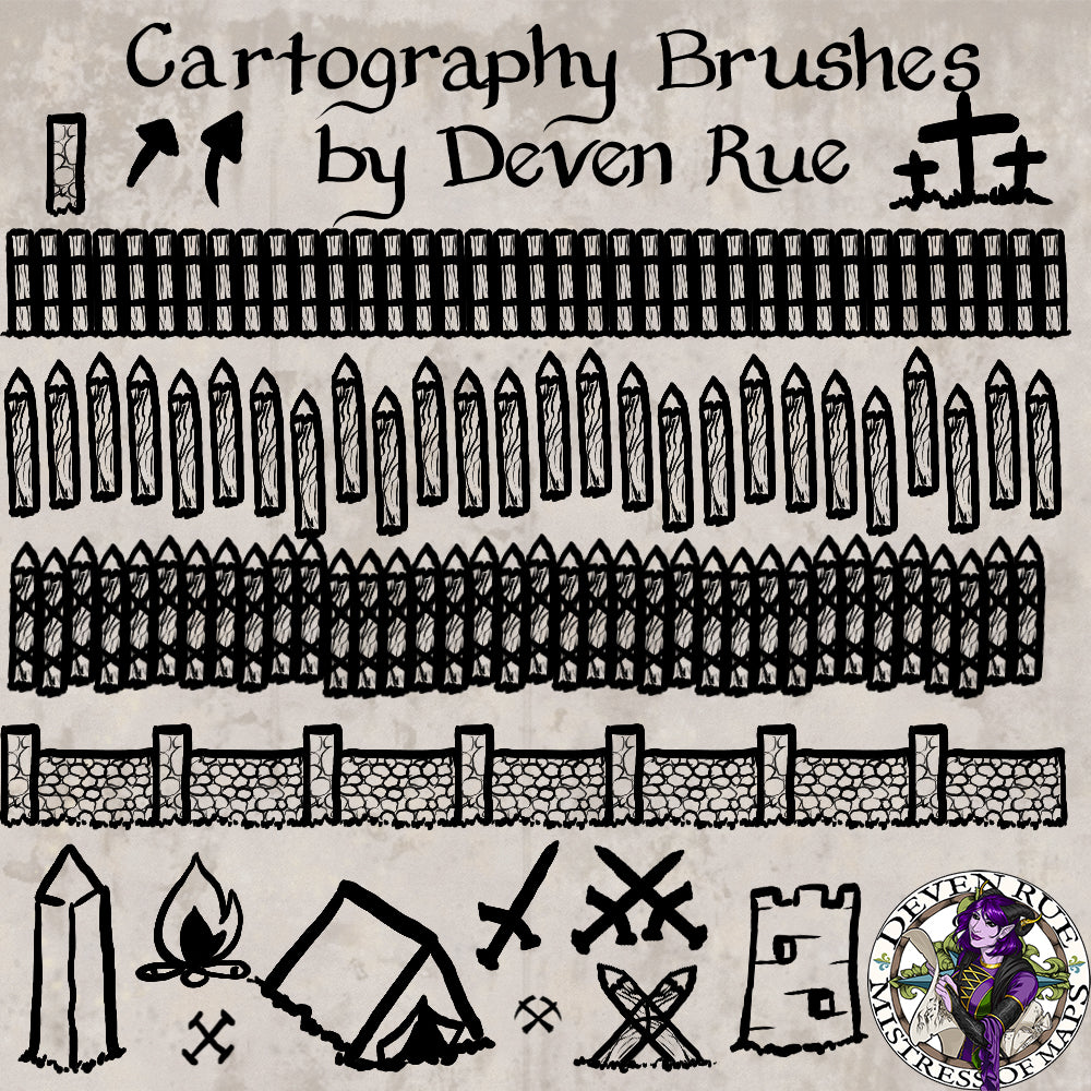 World & Regional Cartography Ultimate Brush Pack