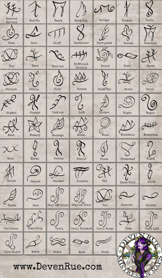 Druid Glyphs Brush Pack